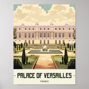 Palace of Versailles Paris France Travel Place Poster