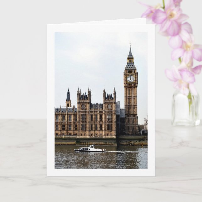 Palace of Westminster Police Patrol, London Card (Orchid)