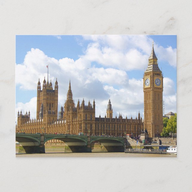 Palace of Westminster  Postcard (Front)
