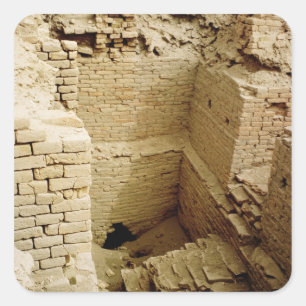 Palace ruin square sticker