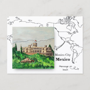Palacio de Bellas Artes, Mexico City Postcard