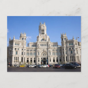 Palacio de Comunicaciones in Madrid Postcard