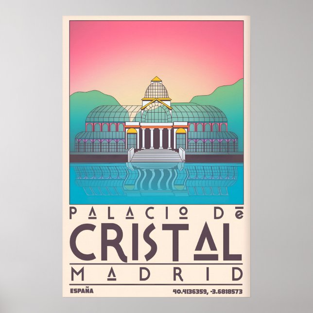 Palacio De Cristal Poster Bold Geometry and Calm (Front)