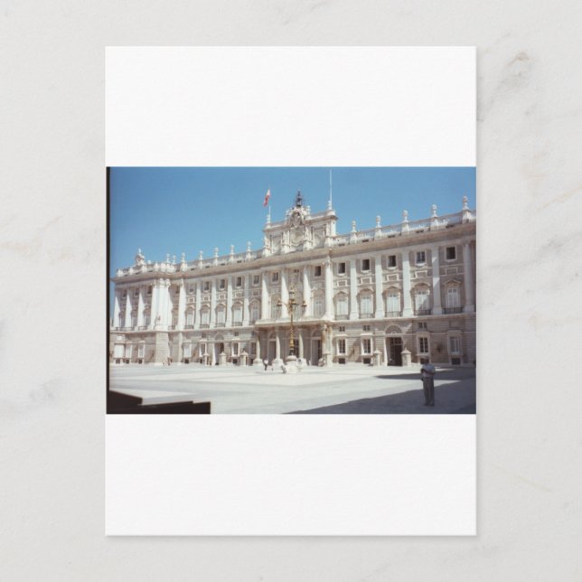Palacio Real, Madrid Postcard (Front)
