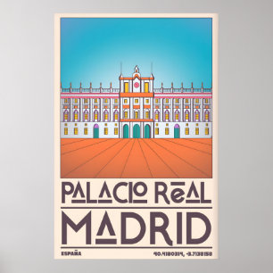 Palacio Real Madrid Wall Art - Clean Lines, Bold