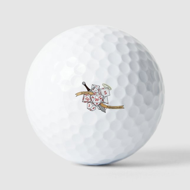Paladin Dice Design Golf Balls (Front)