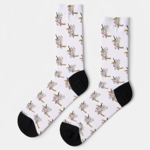 Paladin Dice Design Socks