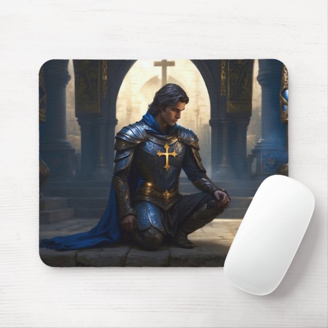 Paladin of the Supplicant Prayer Mouse Pad (With Mouse)
