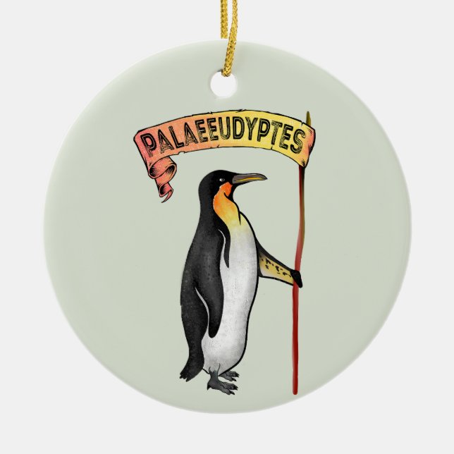 Palaeeudyptes Extinct Penguin Ceramic Ornament (Front)