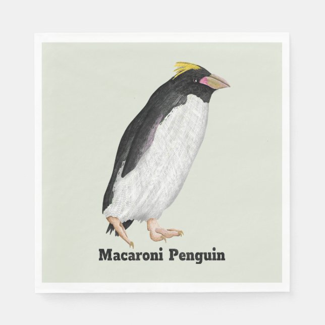 Palaeeudyptes Extinct Penguin Napkin (Front)