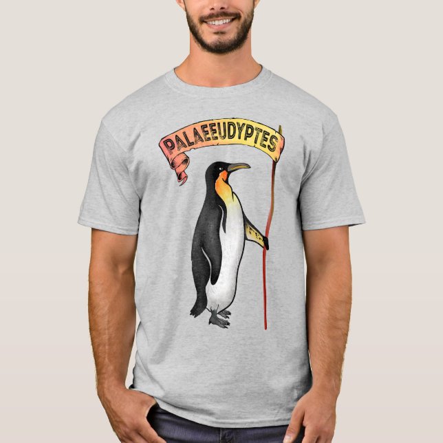 Palaeeudyptes Extinct Penguin T-Shirt (Front)