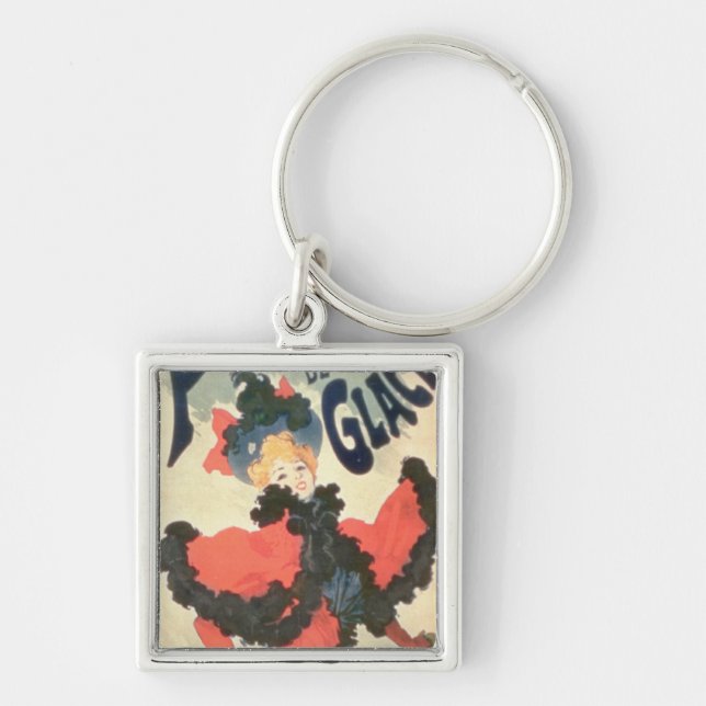 Palais de Glace, Champs Elysees, Paris, 1894 (colo Key Ring (Front)