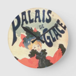 Palais de Glace, Champs Elysees, Paris, 1894 (colo Round Clock