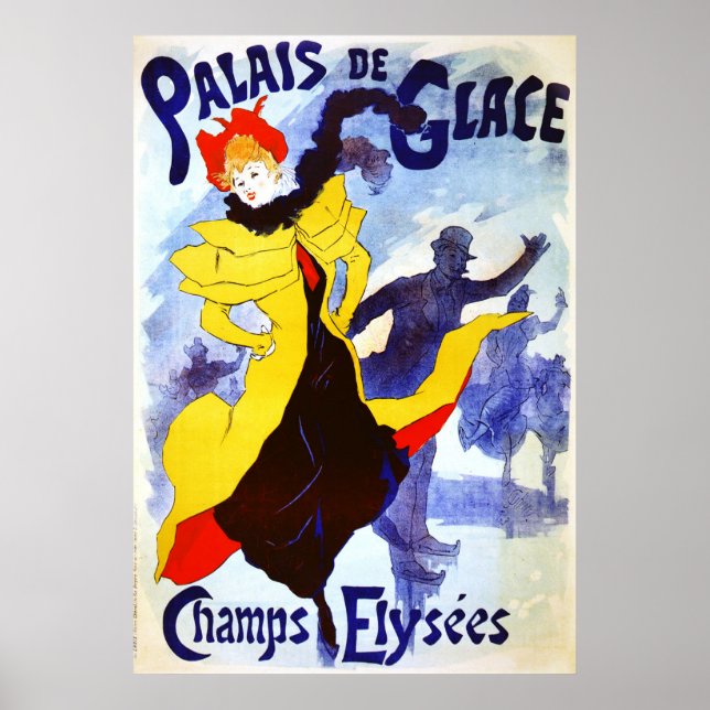 Palais de Glace, Jules Chéret Poster (Front)