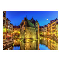 Palais de l'Ile jail in Annecy old city, France