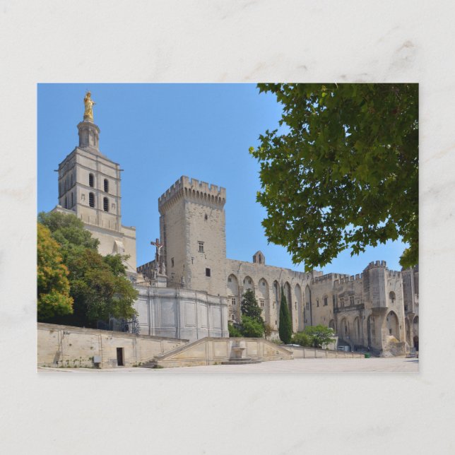 Palais des Papes at Avignon in France Postcard (Front)