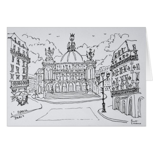 Palais Garnier Opera House | Paris, France (Front Horizontal)