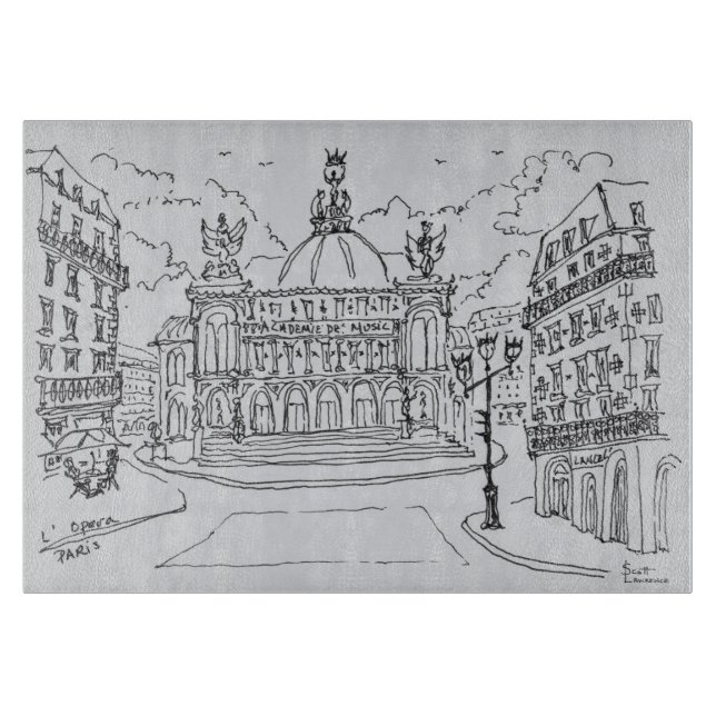 Palais Garnier Opera House | Paris, France Cutting Board (Front)