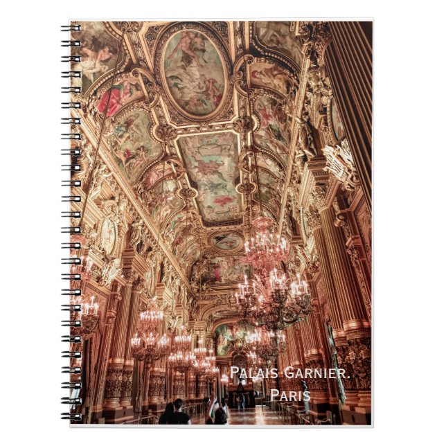 Palais Garnier Opera. Paris. France.  Notebook (Front)