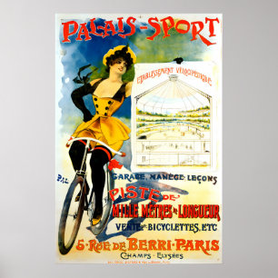 Palais-Sport Bicycle Poster