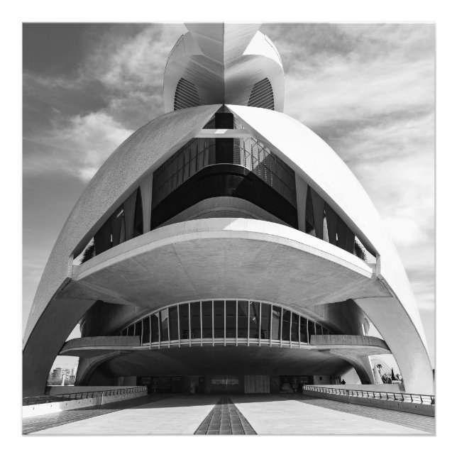 Palau de les Arts Reina Sofia, Valencia Photo Print (Front)