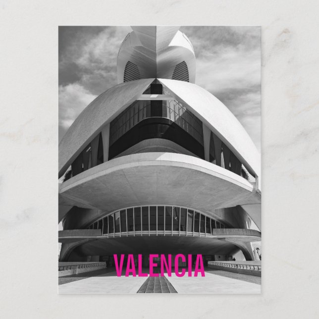Palau de les Arts Reina Sofia, Valencia Postcard (Front)