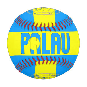 Palau Flag and Coat of Arms Patriotic Baseball
