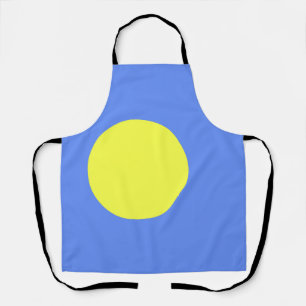 Palau flag apron