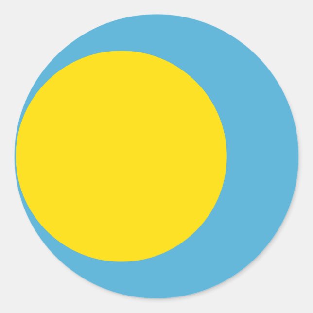 Palau Flag Classic Round Sticker (Front)