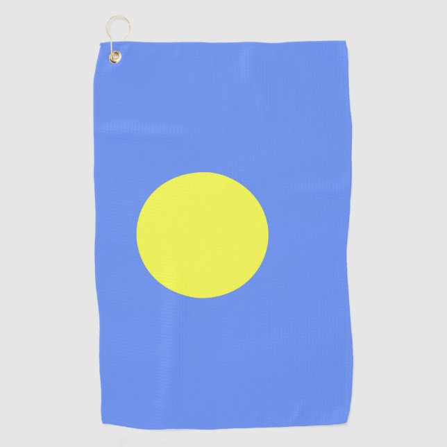 Palau flag golf towel (Front)