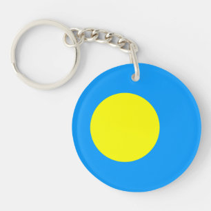 Palau Flag Key Ring