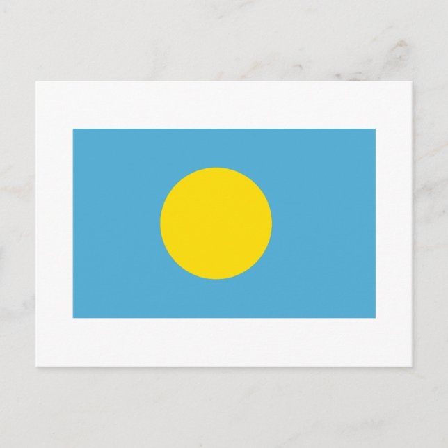 Palau Flag Postcard (Front)