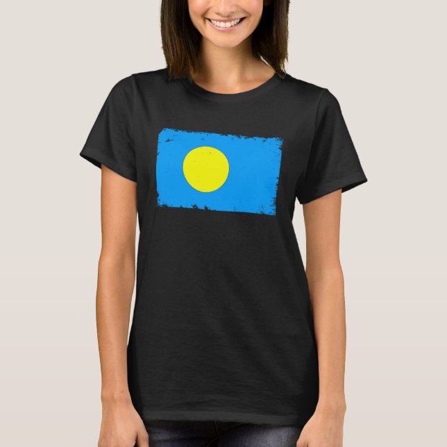 Palau Flag pride Palauan Roots inside Palau T-Shirt (Front)