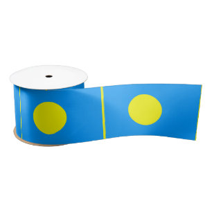Palau Flag Satin Ribbon