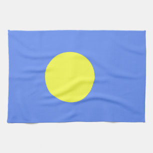Palau flag tea towel