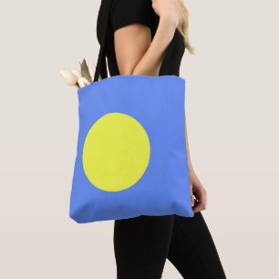 Palau flag tote bag