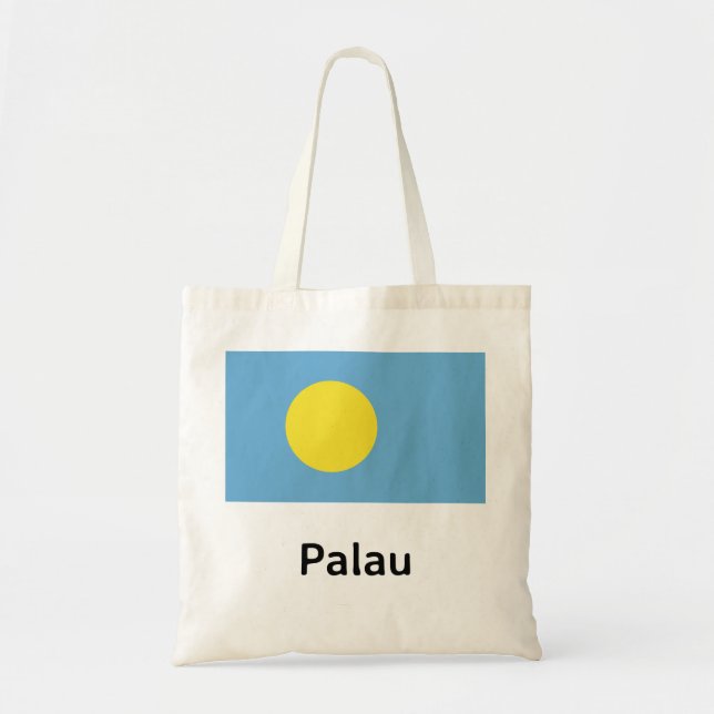 Palau Flag Tote Bag (Front)