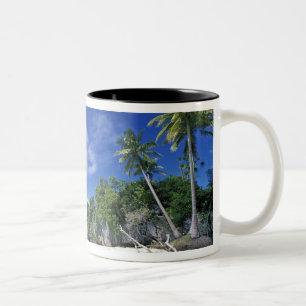 Palau, Rock Islands, Honeymoon Island, World Two-Tone Coffee Mug