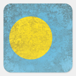 Palau Square Sticker