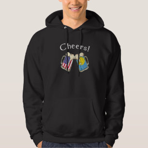 Palauan American Patriot Grown Country Cheers Beer Hoodie