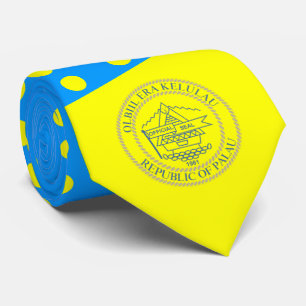 Palauan Flag & Seal, Flag of Palau Tie