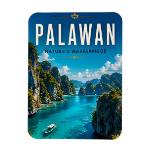 🏝️ Palawan Philippines Lagoon Home Decor 🌊 Magnet