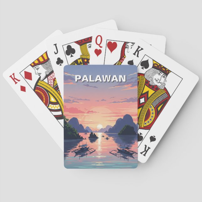 Palawan Philippines Travel Playing Cards (Back)