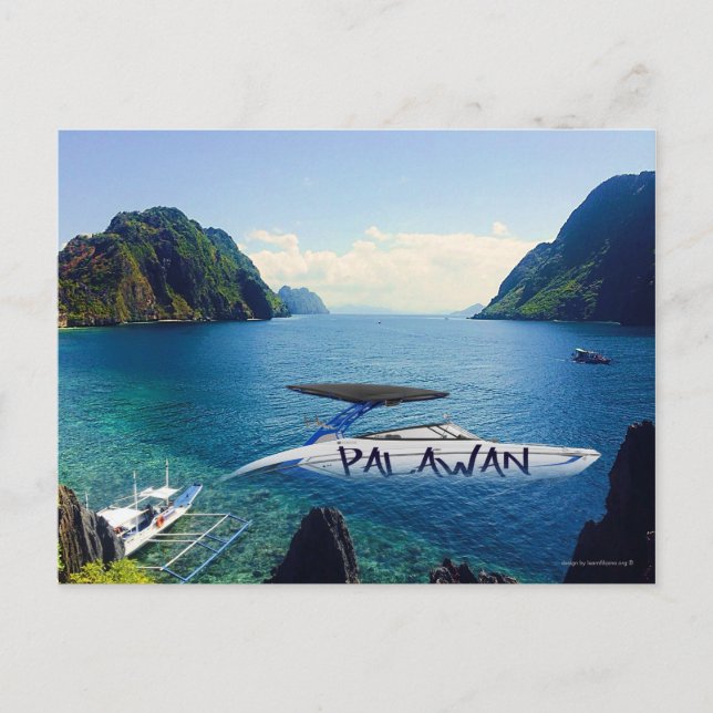 Palawan's Pristine Waters Postcard (Front)