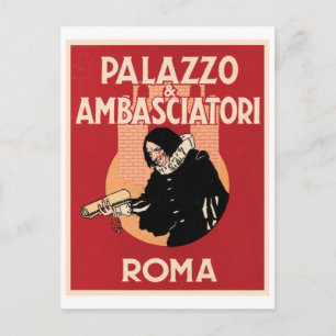 Palazzo & Ambasciatori Roma Postcard