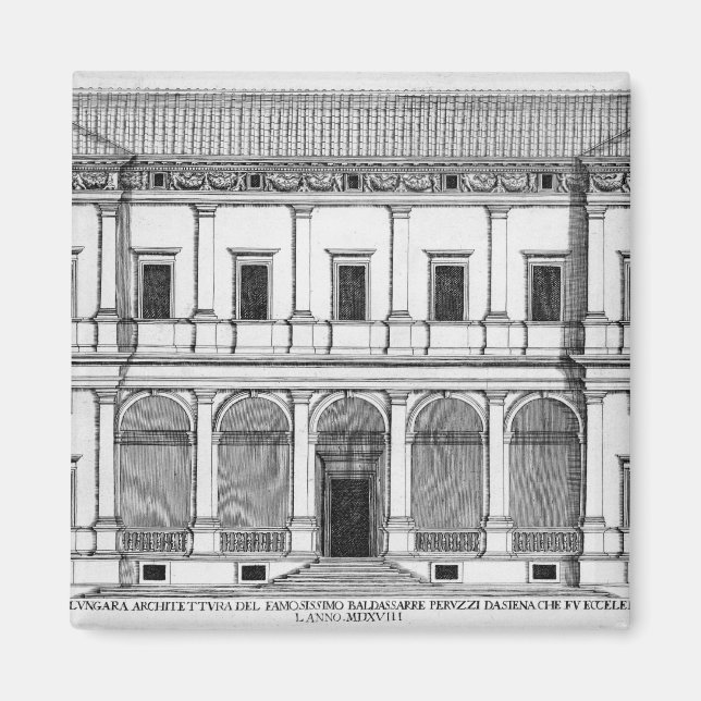 Palazzo Chigi on the Lungara, Rome, from 'Palazzi Magnet (Front)