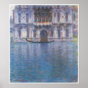 Palazzo Contarini, Venice, Claude Monet Poster