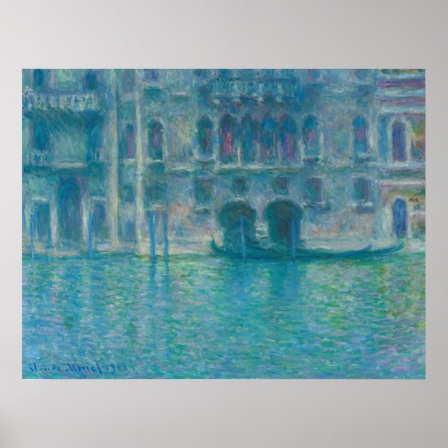 Palazzo da Mula, Venice - Claude Monet Fine Art Poster (Front)