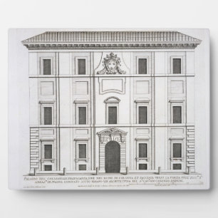 Palazzo del Collegio de Propaganda Fide, from 'Pal Plaque