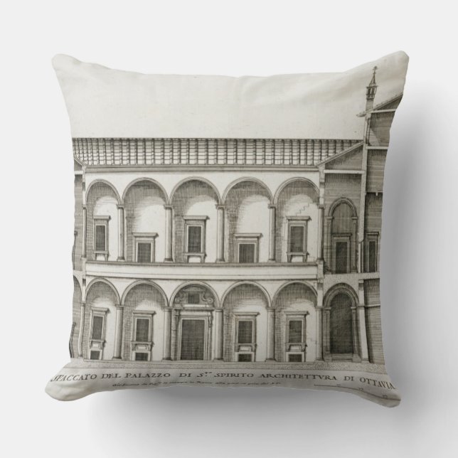 Palazzo di Santo Spirito, from 'Palazzi di Roma', Cushion (Front)
